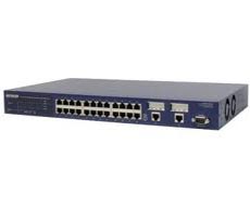 Управляемый коммутатор 2-го уровня с консольным портом на 24FE+2SFP(Combo) портов NetGear FSM726-300EUS фото, купить, цена, магазин