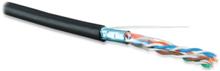 Hyperline FUTP4-C5E-S24-OUT-LSZH-BK-500 (500 м) Кабель витая пара F/UTP Hyperline FUTP4-C5E-S24-OUT-LSZH-BK-500 фото, купить, цена, магазин
