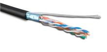 Hyperline FUTP4-C5E-S24-OUT-LSZH-BK-88 (88 м) Кабель витая пара F/UTP Hyperline FUTP4-C5E-S24-OUT-LSZH-BK-88 фото, купить, цена, магазин