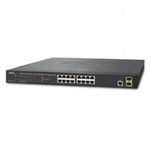 IPv6, 16-Port 10/100/1000Base-T + 2-Port 100/1000MBPS SFP Web-Smart/SNMP Gigabit Ethernet Switch Planet GS-4210-16T2S фото, купить, цена, магазин