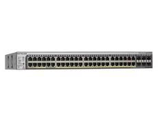 Управляемый гигабитный Smart-коммутатор на 46GE+2SFP(Combo)+2SFP порта с поддержкой статической маршрутизации и IPv6, стекируемый (кабель AGC761 в комплекте) NetGear GS752TSB-100EUS фото, купить, цена, магазин