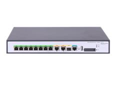 Маршрутизатор HPE FlexNetwork MSR958, порт 1GbE, комбинированный порт 2GbE для глобальной сети, порт 8GbE для локальной сети HP Networking JH300A фото, купить, цена, магазин