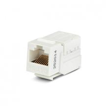 Hyperline KJNE-8P8C-C5e-90-WH Вставка Keystone Jack RJ-45(8P8C) Hyperline KJNE-8P8C-C5e-90-WH фото, купить, цена, магазин