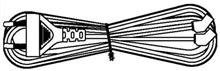 Hyperline KL-FCRD-2F-EU-1.8-BK Кабель питания для вентилятора 120x120x38 мм Hyperline KL-FCRD-2F-EU-1.8-BK фото, купить, цена, магазин