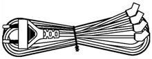 Hyperline KL-FCRD-4F-EU-1.8-BK Кабель питания для вентилятора 120x120x38 мм Hyperline KL-FCRD-4F-EU-1.8-BK фото, купить, цена, магазин