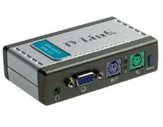 2-port KVM Switch with build in cables (PS/2) D-Link KVM-121 фото, купить, цена, магазин