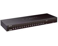 Stackable rack mount 16-port KVM Switch D-Link KVM-450 фото, купить, цена, магазин