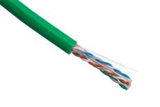 Кабель UTP патч-кордовый, 4 пары, Кат. 5e, зеленый, 305м в кат., LANMASTER LANMASTER LAN-5EUTP-PT-GN фото, купить, цена, магазин