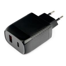Адаптер питания Cablexpert MP3A-PC-28, PD18W,QC3.0,чёрн. Cablexpert MP3A-PC-28 фото, купить, цена, магазин