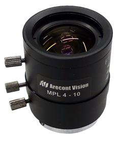 Мегапиксельный вариофокальный объектив, 4.5-10mm, 1/2, f1.6, CS, ИК коррекция Arecont Vision MPL4-10 фото, купить, цена, магазин