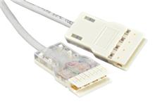 PC-110-110-4P-C5e-1M-GY Патч-корд 110 тип-110 тип, 4 пары, Cat.5e, 1 м Hyperline PC-110-110-4P-C5e-1M-GY фото, купить, цена, магазин