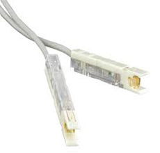 PC-110-110-4P-C5e-2M-GY Патч-корд 110 тип-110 тип, 4 пары, Cat.5e, 2 м Hyperline PC-110-110-4P-C5e-2M-GY фото, купить, цена, магазин