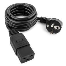Кабель питания Cablexpert PC-186-C19, 1.8м, Schuko-С19, 16А, черный, с заземлением Cablexpert PC-186-C19 фото, купить, цена, магазин