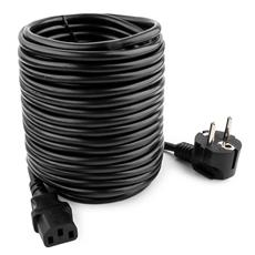 Кабель питания Cablexpert PC-186-VDE-10M, 10м, Schuko- C13, VDE, 10А, черный, с заземлением Cablexpert PC-186-VDE-10M фото, купить, цена, магазин