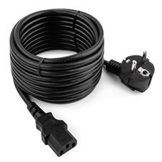 Кабель питания Cablexpert PC-186-VDE-5M, 5.0м, Schuko- C13, VDE, 10А, черный, с заземлением Cablexpert PC-186-VDE-5M фото, купить, цена, магазин