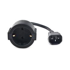 Кабель питания Cablexpert PC-SFC14M-01, 15 см, C14 - евророзетка Cablexpert PC-SFC14M-01 фото, купить, цена, магазин