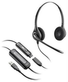 SupraPlus BNC Digital USB (PL-D261N-USB),профессиональная гарнитура,USB,стерео Plantronics PL-D261N-USB фото, купить, цена, магазин