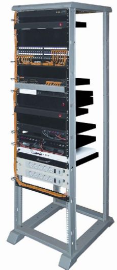 Стойка открытая монтажная 19 AESP REC-37B-GY фото, купить, цена, магазин