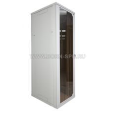 Шкаф телекоммуникационный серии Alpha, 42U, 1947х600х600 мм, разборный, дверь со стеклом, серый AESP REC-6426LT-GY фото, купить, цена, магазин