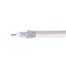 Кабель коаксиальный Cablexpert, RG-6U-CS-2, 75 Ом, 64%, 1 мм, CCS, белый, 100 м Cablexpert RG-6U-CS-2 фото, купить, цена, магазин