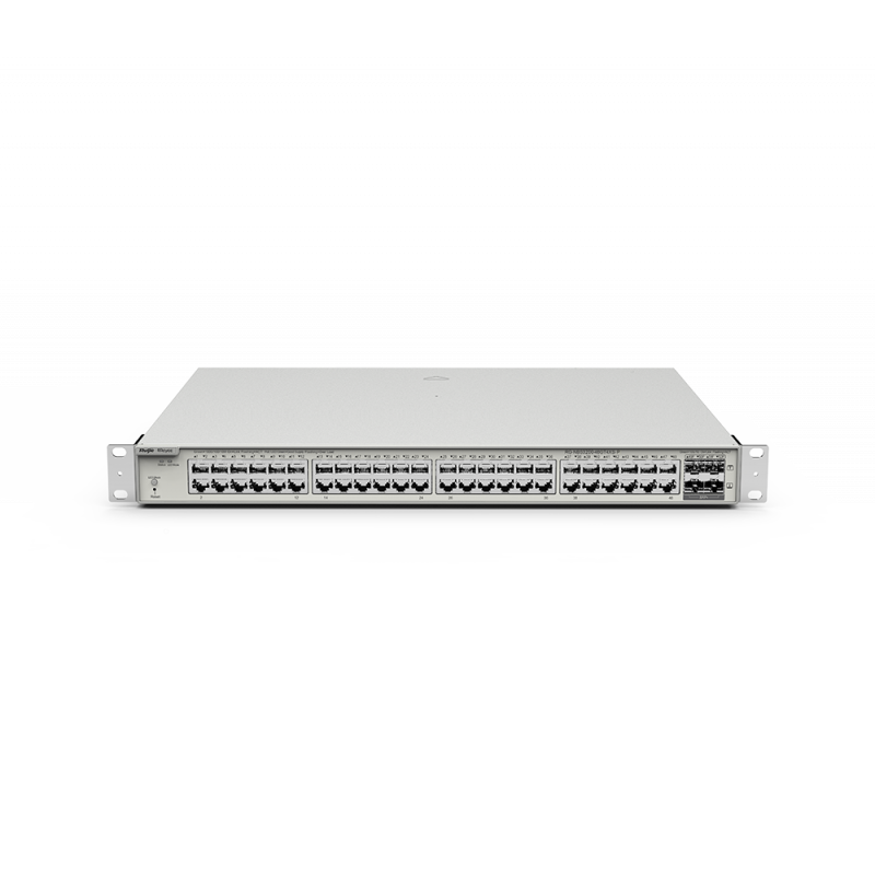 Коммутатор L2 48*1Гб/c POE + 4*SFP+, POE бюджет 370 Вт, металлический корпус, крепления в стойку Ruijie RG-NBS3200-48GT4XS-P фото, купить, цена, магазин