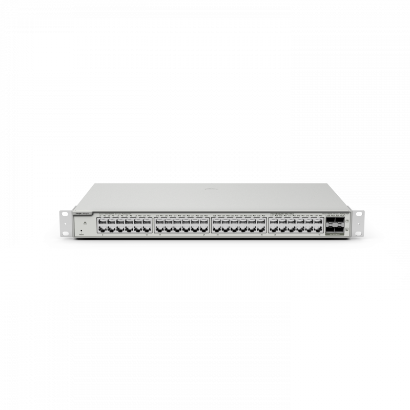 Коммутатор L2+ 48*1Гб/c + 4*SFP+, металлический корпус, крепления в стойку, статическая маршрутизация Ruijie RG-NBS5200-48GT4XS фото, купить, цена, магазин
