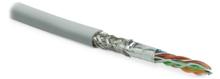 Hyperline SFUTP4-C5E-S24-IN-LSZH-GY-305 (305 м) Кабель витая пара SF/UTP Hyperline SFUTP4-C5E-S24-IN-LSZH-GY-305 фото, купить, цена, магазин