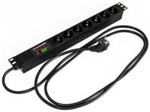 Hyperline SHE19-7SH-AV-2.5EU Блок розеток для 19 Hyperline SHE19-7SH-AV-2.5EU фото, купить, цена, магазин