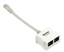 SPL-YT4-E2-U2 Разветвитель 4Pr.T568A/T568B -> 2Pr.10BASE + 2Pr.USOC Hyperline SPL-YT4-E2-U2 фото, купить, цена, магазин