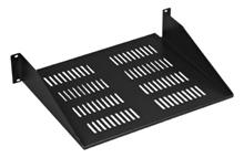 TASG1-380-RAL9004 Полка угловая 1U, ширина 444 мм, глубина 381 мм, с перфорацией, цвет черный (RAL 9004) Hyperline TASG1-380-RAL9004 фото, купить, цена, магазин