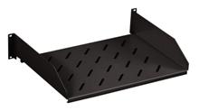TASL-800-RAL9004 Полка угловая 2U, ширина 444 мм, глубина 550 мм, с перфорацией, цвет черный (RAL 9004) Hyperline TASL-800-RAL9004 фото, купить, цена, магазин