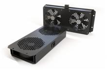 Hyperline TFAB-T2FR-RAL9004 Модуль вентиляторный потолочный с 2-мя вентиляторами для установки в шкафы серий TTC2 Hyperline TFAB-T2FR-RAL9004 фото, купить, цена, магазин