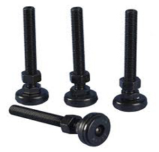 TFEE-TCM12 Ножка М12x90 (до 320 кг) , цвет черный, для шкафов и стоек серий TTC, TSC, TWM-FC, ORV Hyperline TFEE-TCM12 фото, купить, цена, магазин