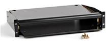 TMKP-220-RAL9004 Выдвижная полка для клавиатуры с панелью для мыши, цвет черный (RAL 9004) Hyperline TMKP-220-RAL9004 фото, купить, цена, магазин