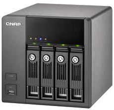 Сетевой RAID-накопитель с четырьмя отсеками для жестких дисков. Marvell 800 МГц QNAP TS-410 фото, купить, цена, магазин
