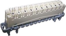 Плинт размыкаемый LSA-PLUS-PROFIL, 10 пар, HIGHBAND, Кат. 5e, TWT, маркировка от 0 до 9, под хомут TWT-LSA10P-DIS-5E TWT TWT-LSA10P-DIS-5E фото, купить, цена, магазин