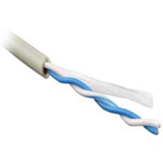 UTP1-C5E-PATCH-GY-500 Кабель витая пара (UTP), категория 5, 1 пара (24 AWG), многожильный (patсh), PVC, серый (500 м) Hyperline UTP1-C5E-PATCH-GY-500 фото, купить, цена, магазин