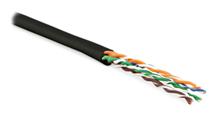 Hyperline UUTP4-C5E-P24-IN-LSZH-BK-100 (100 м) Кабель витая пара Hyperline UUTP4-C5E-P24-IN-LSZH-BK-100 фото, купить, цена, магазин