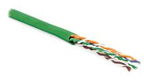 Hyperline UUTP4-C5E-P24-IN-LSZH-GN-100 (100 м) Кабель витая пара Hyperline UUTP4-C5E-P24-IN-LSZH-GN-100 фото, купить, цена, магазин
