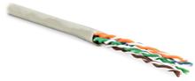 Hyperline UUTP4-C6-P24-NCR-IN-LSZH-GY-100 (100 м) Кабель витая пара Hyperline UUTP4-C6-P24-NCR-IN-LSZH-GY-100 фото, купить, цена, магазин