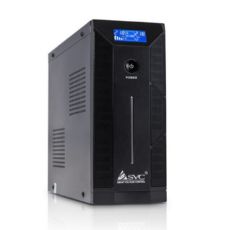 ИБП W-1500, Smart, USB, Диапазон работы AVR: 165-275В, 12В/9 Ач*2шт., 3 вых.: Shuko CEE7, Защита тел. линии, Чистая синусоида, Чёрный SVC W-1500 фото, купить, цена, магазин