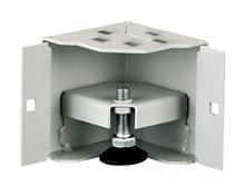 Уголок для цоколя, высотой 100 mm, c ножками, цвет серый (RAL 7035) (2401-2-2) ZPAS WZ-2401-02-00-011 фото, купить, цена, магазин
