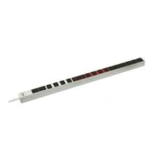 Блок розеток вертикальный, трехфазный 3x16А, 12 розеток IEC60320 C13 + 6 розеток IEC 60320 C19 (LZ-3163) ZPAS WZ-LZ31-63-00-000 фото, купить, цена, магазин