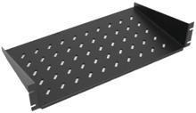 Полка угловая 2U x 446 x 250 mm (до 25 кг), цвет черный (RAL 9005) (SZB-00-00-49/5/9005) (SZB-00-00-25/5) ZPAS WZ-SB00-49-05-161 фото, купить, цена, магазин