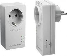 Комплект Powerline AV нано адаптеров 200 Мбит/с, 2 LAN порта FE, сквозная розетка (2 x XAV2602) NetGear XAVB2602-100PES фото, купить, цена, магазин