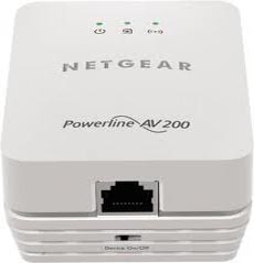 Powerline AV адаптер 200 Мбит/с с 1 LAN портом FE и встроенной беспроводной точкой доступа 802.11n 300 Мбит/с NetGear XAVN2001-100PES фото, купить, цена, магазин