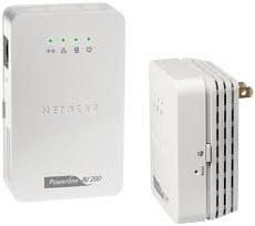 Комплект Powerline AV адаптеров 200 Мбит/с (XAV2001 + XAVN2001) NetGear XAVNB2001-100PES фото, купить, цена, магазин