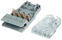 Hyperline 110C-C-4P-C6 4-x парный разъем 110 типа Hyperline 110C-C-4P-C6 фото, купить, цена, магазин