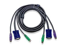ATEN 2L-1001P/C Шнур мон+клав+мышь PS/2 HD DB15+2x6MINI-DIN Aten 2L-1001P/C фото, купить, цена, магазин