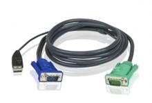 ATEN 2L-5201U Шнур мон+клав+мышь USB SPHD15=>HD DB15+USB A-Тип Aten 2L-5201U фото, купить, цена, магазин